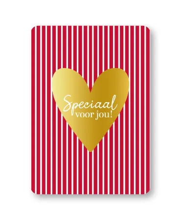 KP® Wenskaarten A6 - Speciaal voor jou (hart) - 10 stuks
