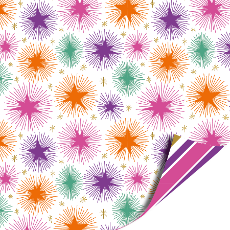 Afbeeldingen van KP® Cadeaupapier 50cm 100m - Stargazing