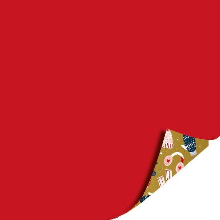 Afbeeldingen van KP® Cadeaupapier 70cm 100m - Warm winter