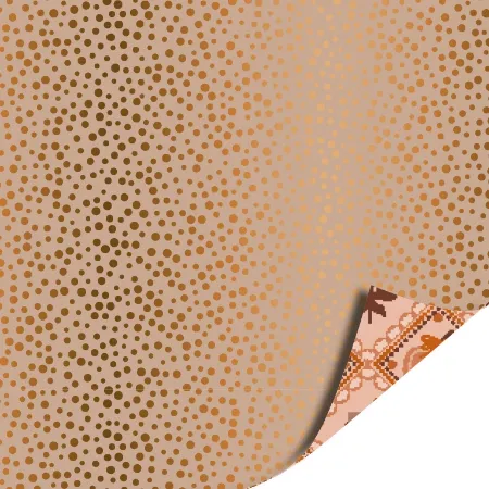 Afbeeldingen van KP® Cadeaupapier 50cm 100m - Luxury pumpkins
