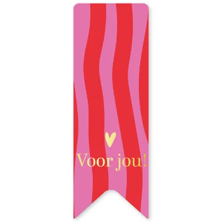 KP® Sluitsticker 45x125mm - Voor jou 250p/r