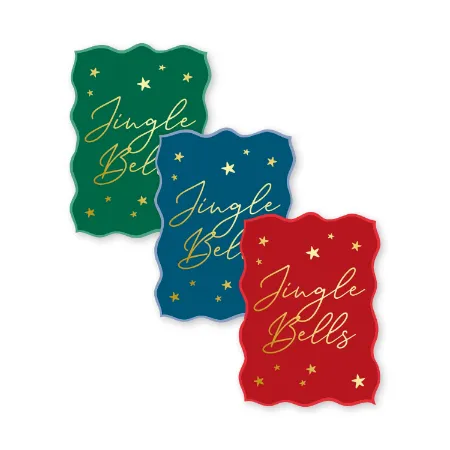 KP® Stickers 40x55mm - Jingle Bells (3 varianten) 250p/r