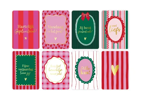 KP® Cadeaukaartjes A7 Voordeelbox Najaar - 8 dessins