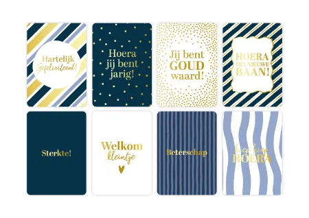 KP® Cadeaukaartjes A7 Voordeelbox Najaar - 8 dessins