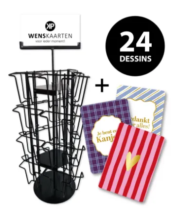 KP® Wenskaarten A6 Voordeelbox Najaar incl. display - 24 x 10 stuks