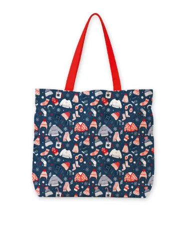 KP® Canvas tas - Warm winter blue 48x15x38cm