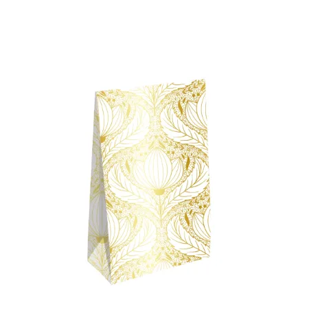 KP® Gift bag - Luxury lotus gold - 13 x 6 x 17,5 + 2,5cm, 25st