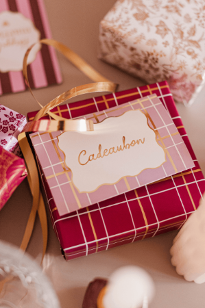 KP® Cadeaubon - Grid (lilac) - 25 stuks