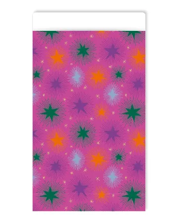 KP® Cadeauzakjes 17x25cm Stargazing pink 250st