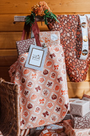KP® Canvas tas - Luxury pumpkins 48x15x38cm