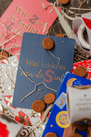KP® Wenskaarten A6 - Wat lekkers van de Sint - 10 stuks