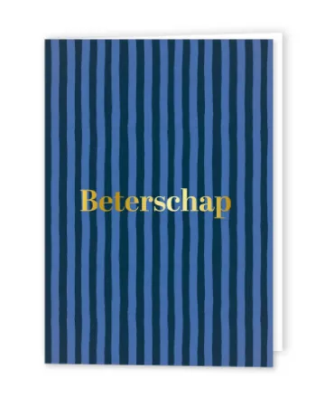 KP® Wenskaarten gevouwen - Beterschap - 5 stuks