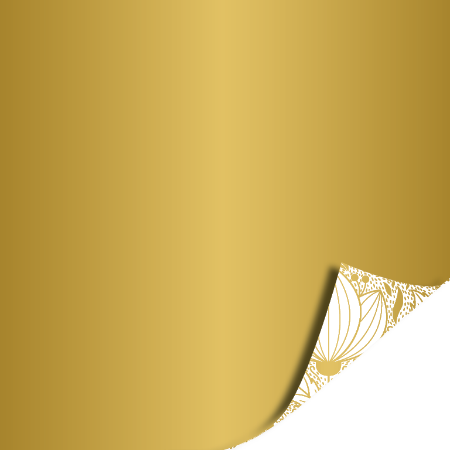 Afbeeldingen van KP® Cadeaupapier 50cm 200m - Luxury lotus gold