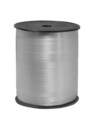 Krullint 10mm x 250m, Zilver mat