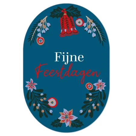 Fijne feestdagen - Kerst raamstickers