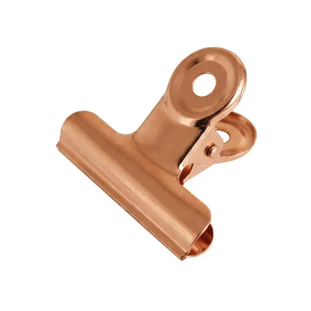 Bulldog clips koper, medium 40mm, 50st