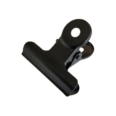 Bulldog clips zwart, medium - 40 mm