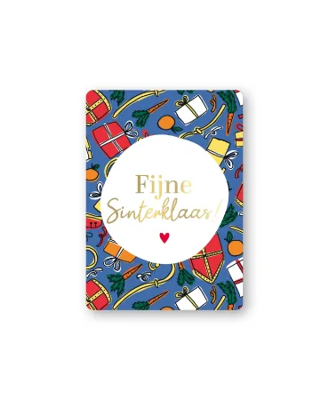 KP® Cadeaukaartjes A7 - Fijne Sinterklaas, 25 stuks