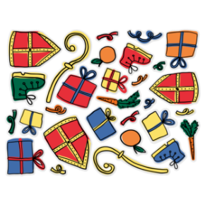 Afbeelding voor categorie Sinterklaas Raamstickers
