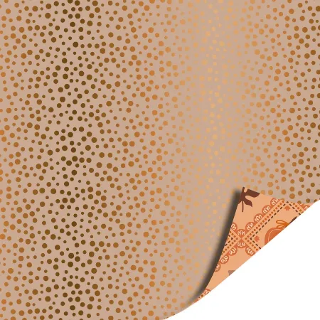 Afbeeldingen van KP® Cadeaupapier 30cm 100m - Luxury pumpkins