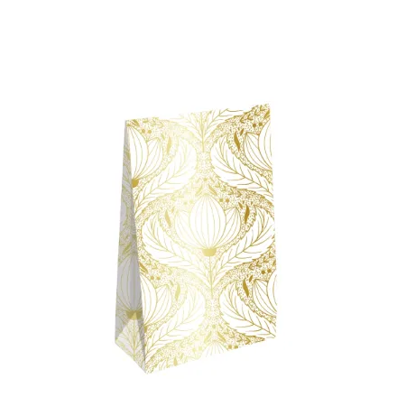 KP® Gift bag - Luxury lotus gold - 13 x 6 x 17,5 + 2,5cm, 25st